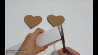 آموزش ساخت جعبه زیبا به شکل قلب