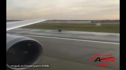 تیک آف پرواز مسافری بوئینگ 767
