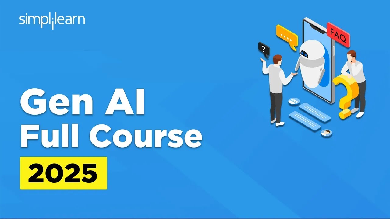 پوستر دوره کامل هوش مصنوعی تولیدی 2025 آموزش ژن ای‌آی برای...