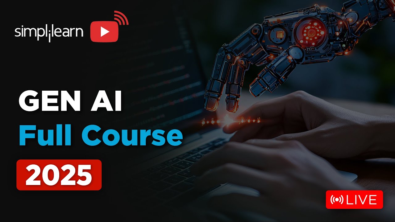 پوستر Generative AI Full Course 2025 Gen AI Tutorial for...