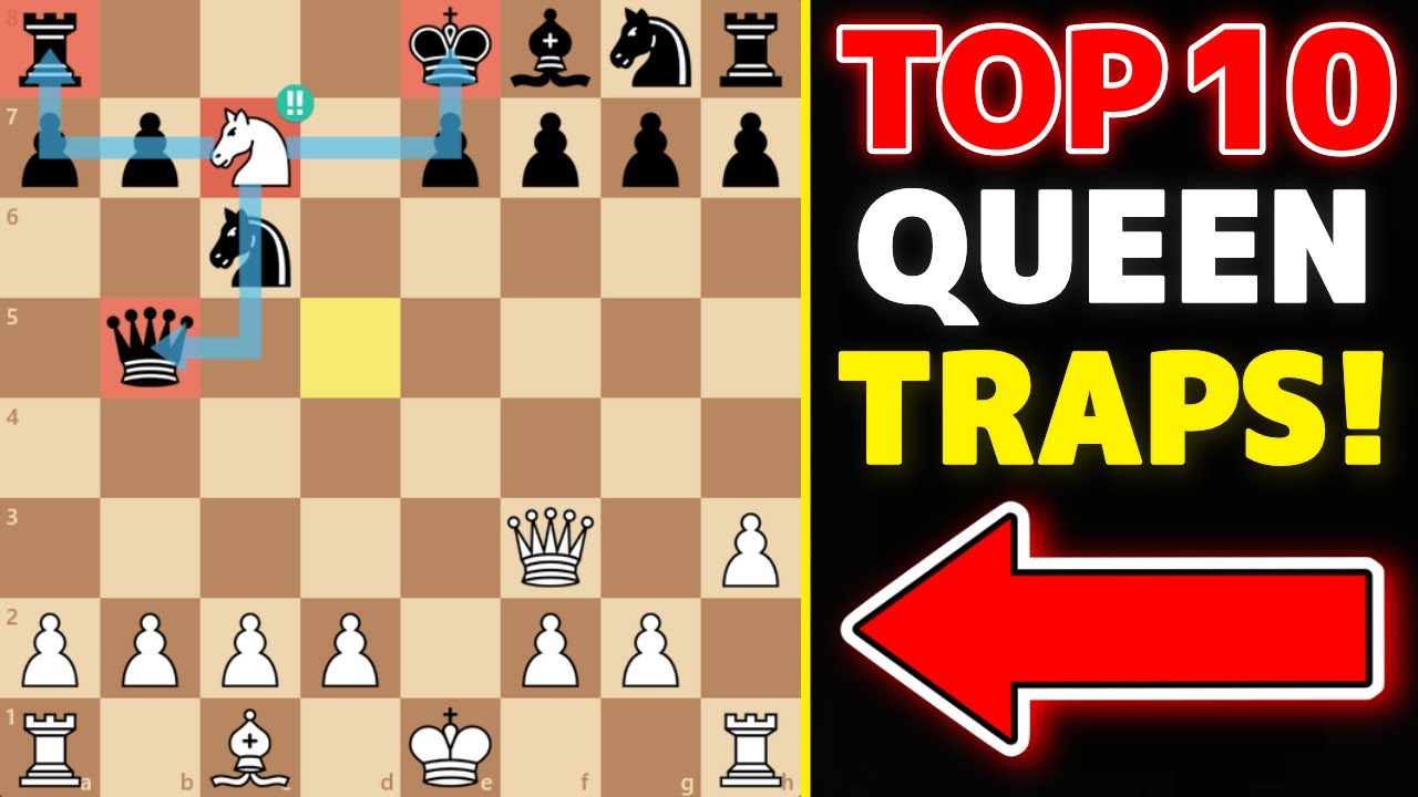 پوستر Win A Queen in 10 Popular Openings Tricks Traps to CRUSH...