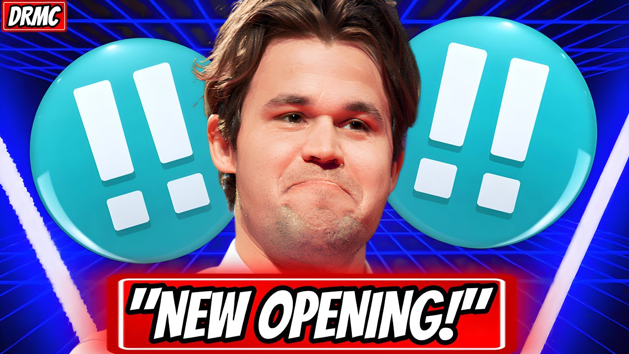 پوستر Magnus Carlsen INVENTS A New Chess Opening! Hikaru Left...
