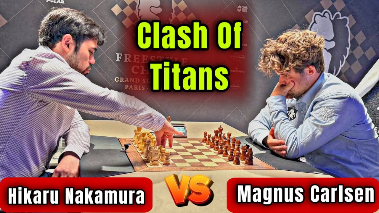 پوستر Magnus Carlsen vs Hikaru Nakamura Freestyle Chess Grand...
