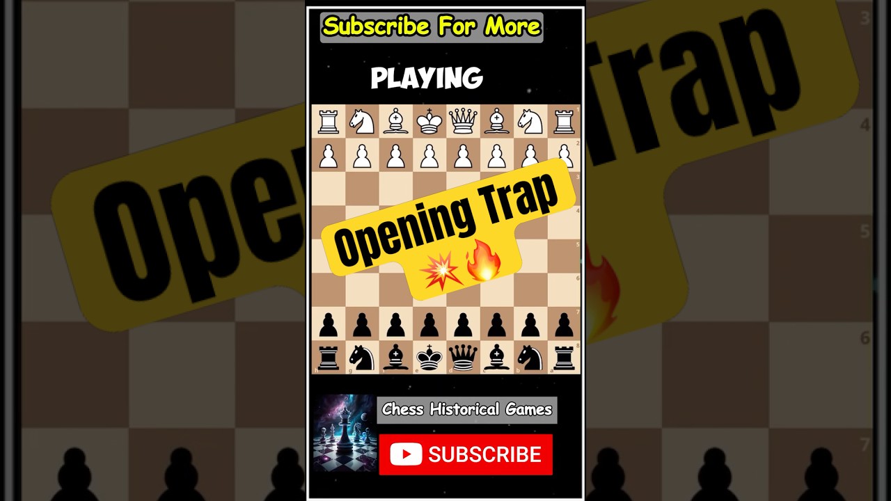 پوستر Want to Win More Games? Learn This Chess Trap Now!chess...