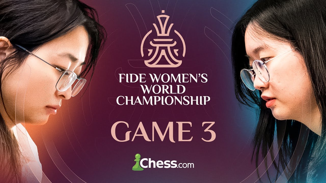 پوستر FIDE Womens World Championship 2025 Ju vs. Tan! How Will Ju...