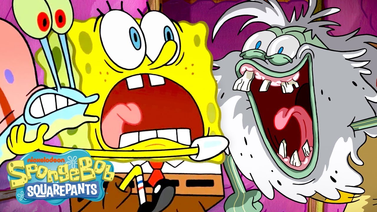پوستر SpongeBob Finds A Man Living In His House... Literally 😳...