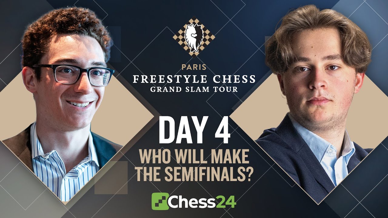 پوستر Freestyle Chess Grand Slam Paris Ian v Vincent, Fabiano v...