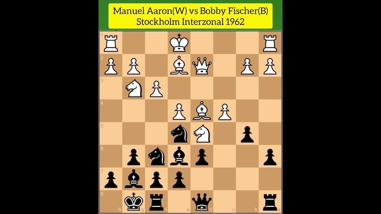 پوستر Bobby Fischer Casually Captured the knight for INSTANT...