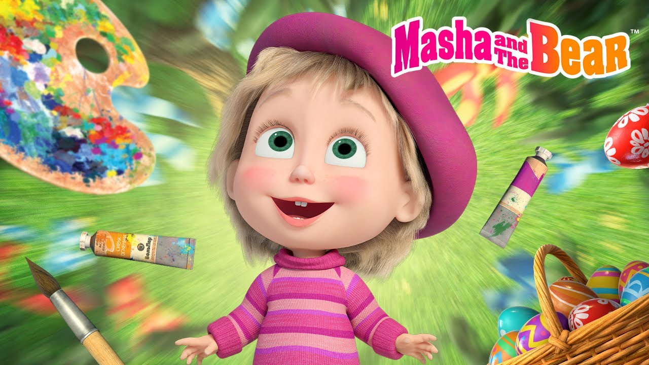 پوستر Masha and the Bear 2025 👩‍🎤🍭 Colors 🎨👩‍🎨 Best...