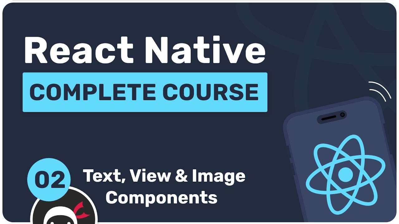 پوستر Complete React Native Tutorial 2 - Text, View Image...