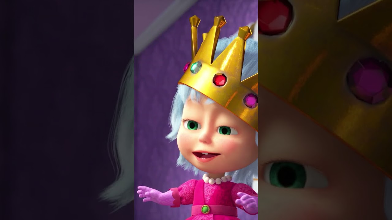 پوستر Her Majesty Masha 👧👑 GodSaveTheQueen MashaAndTheBear...