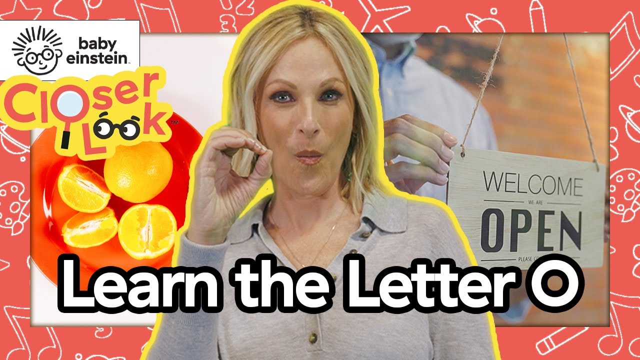 پوستر NEW! Closer Look The Letter O 🔍 Learning Letters With...