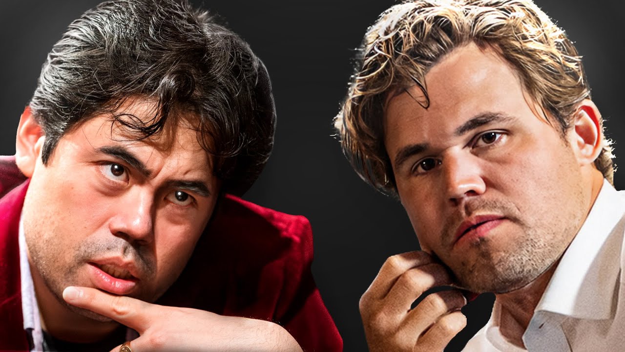 پوستر MAGNUS AND HIKARU SOLVED CHESS.