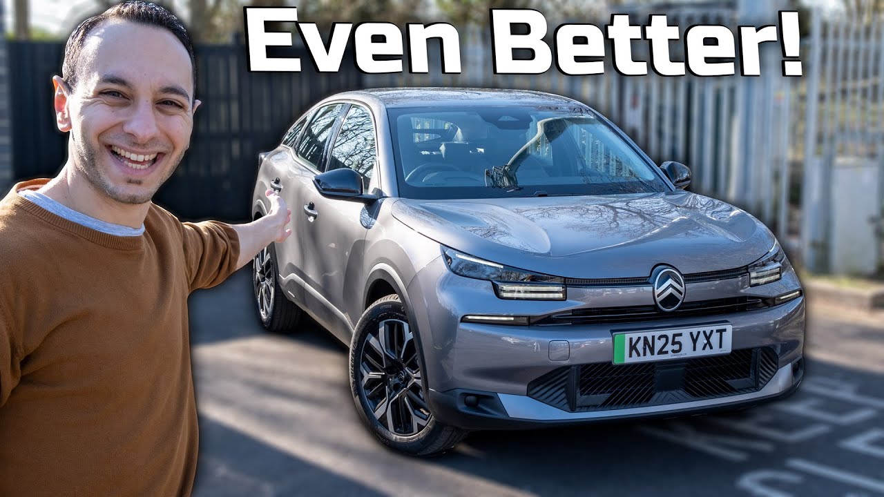 پوستر New Citroen e-C4 Review Now Cheaper Longer Range!