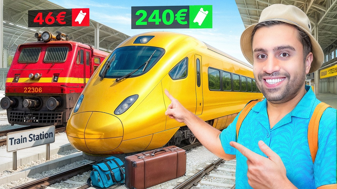 پوستر یک روز با داغون ترین و لاکچری ترین قطار آلمان !