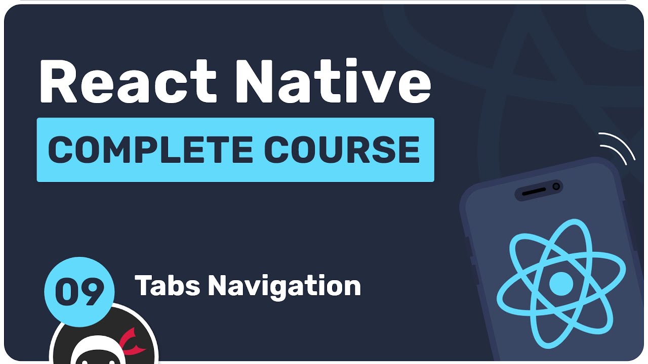 پوستر Complete React Native Tutorial 9 - Tabs Navigation