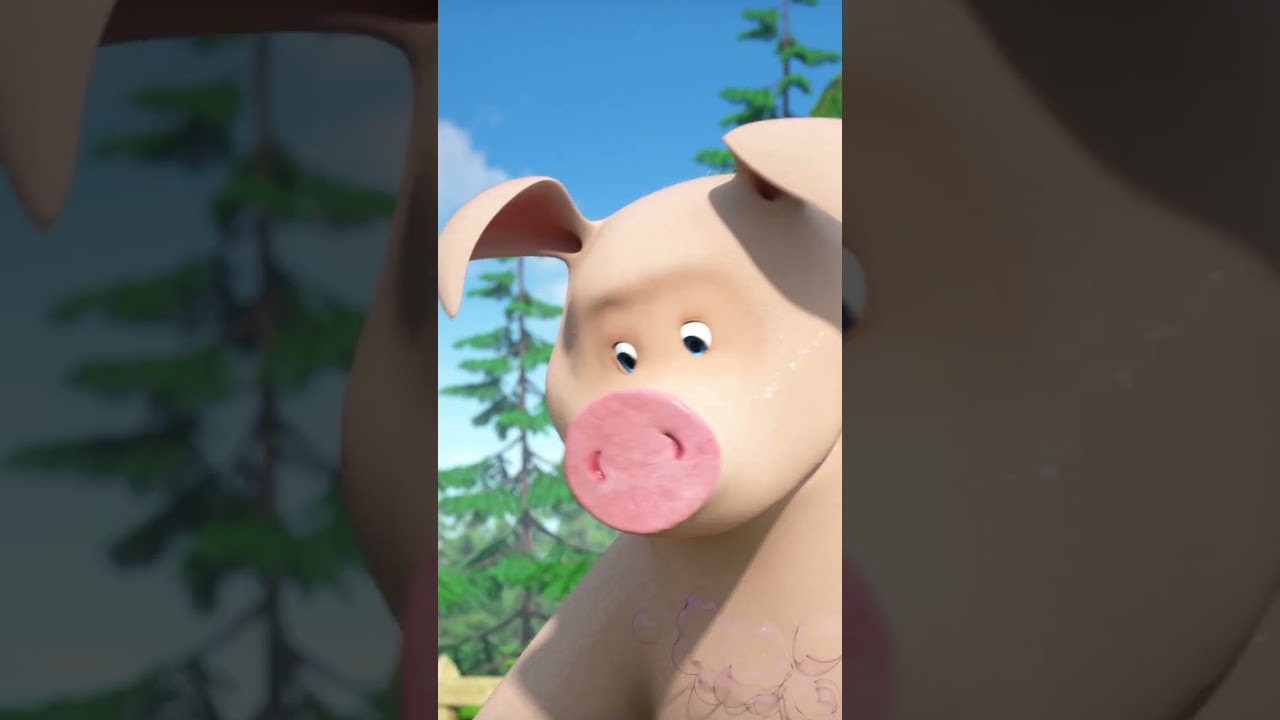 پوستر Clean morning! 🧖‍♀️🧼 ShowerPower MashaAndTheBear Shorts...