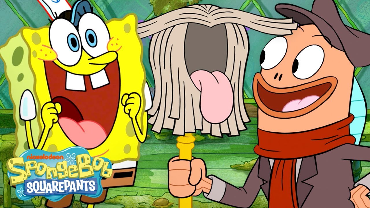 پوستر SpongeBob Sammy Suckerfish to the Rescue! 🧹 Full Scene...