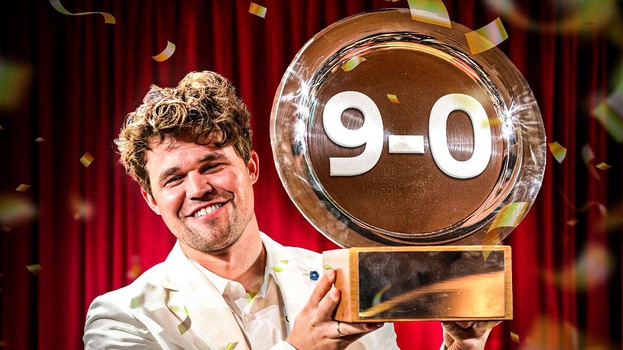 پوستر Magnus Carlsen Makes History With PERFECT TOURNAMENT SCORE
