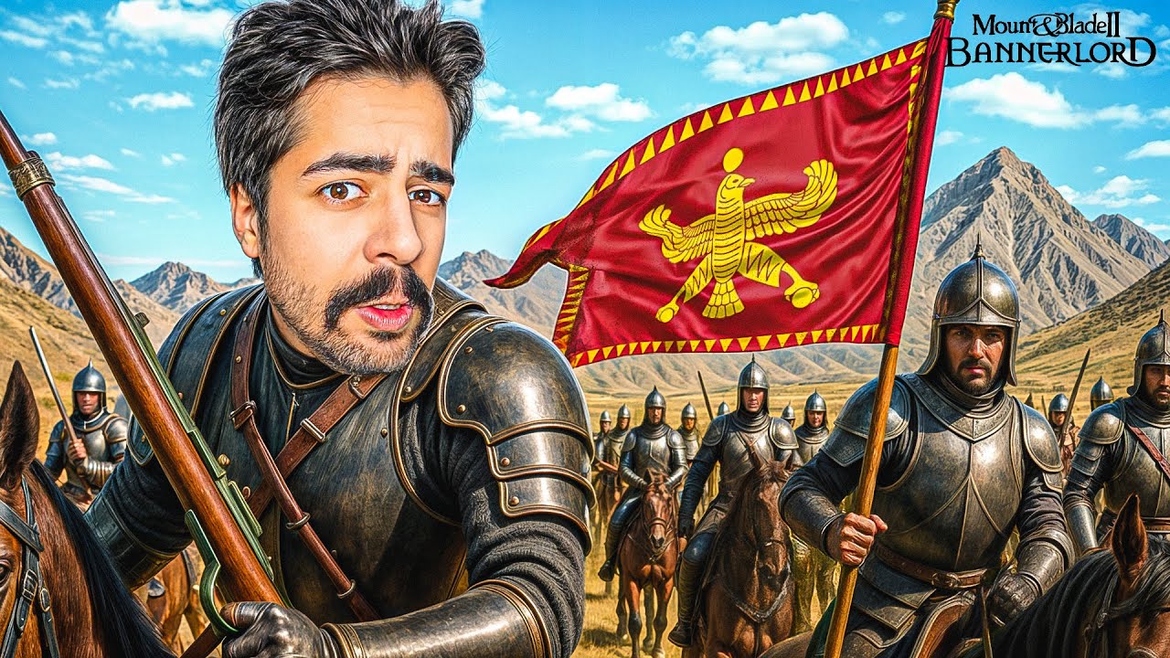 پوستر با سرباز های ایران به سمت رُوم لشکرکشی کردیم ! مونت اند...