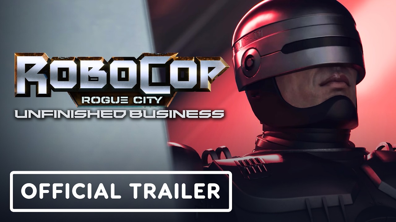 پوستر RoboCop Rogue City - Unfinished Business - Official Story...