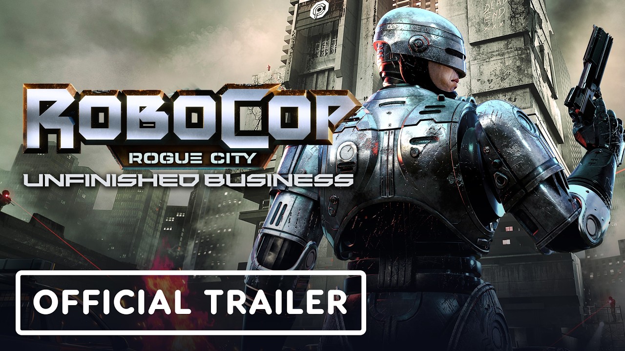 پوستر RoboCop Rogue City - Unfinished Business - Official Story...