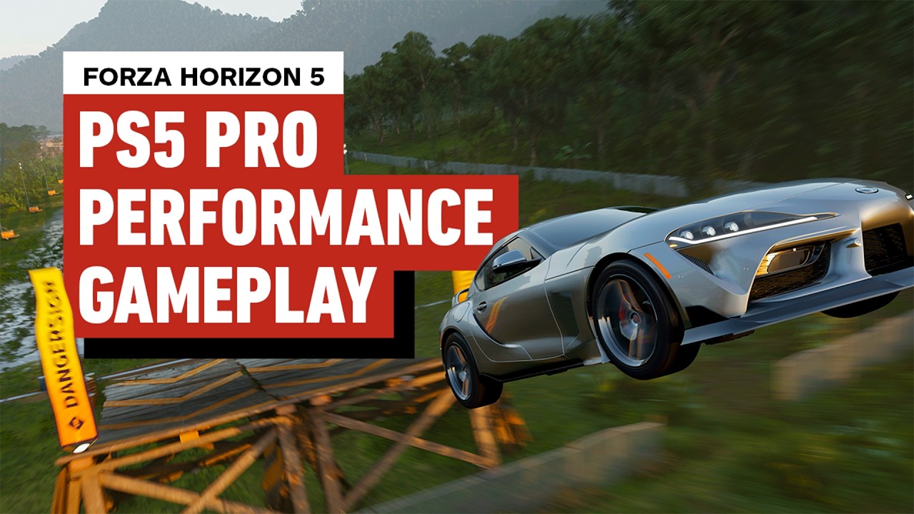 پوستر Forza Horizon 5 PS5 Pro Gameplay Performance Mode