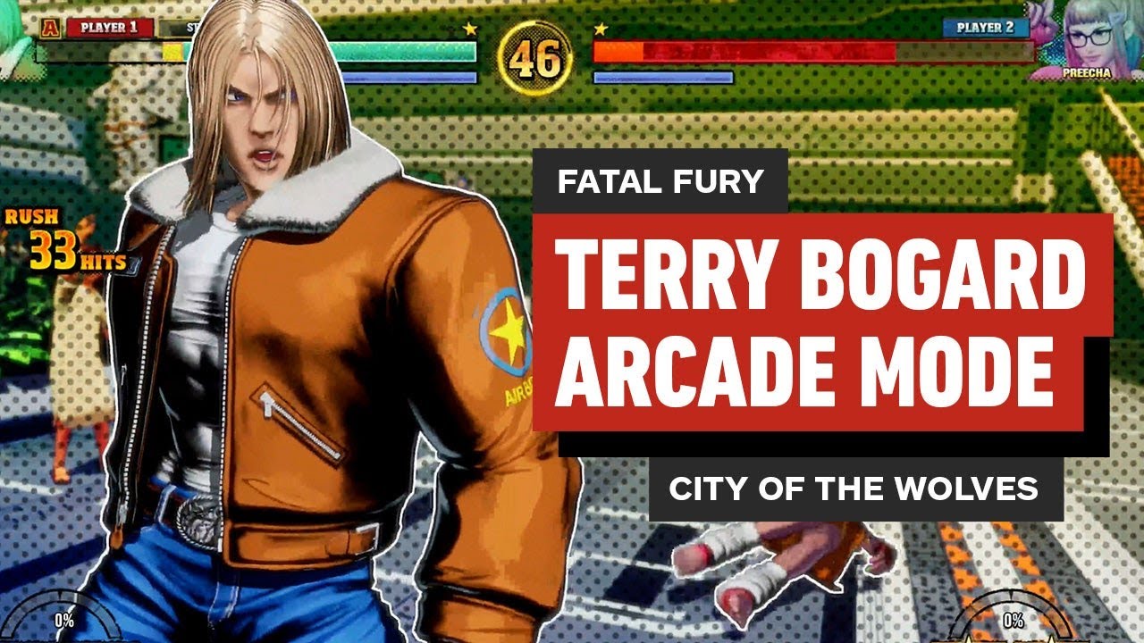 پوستر Fatal Fury City of the Wolves - Terry Arcade Mode Gameplay