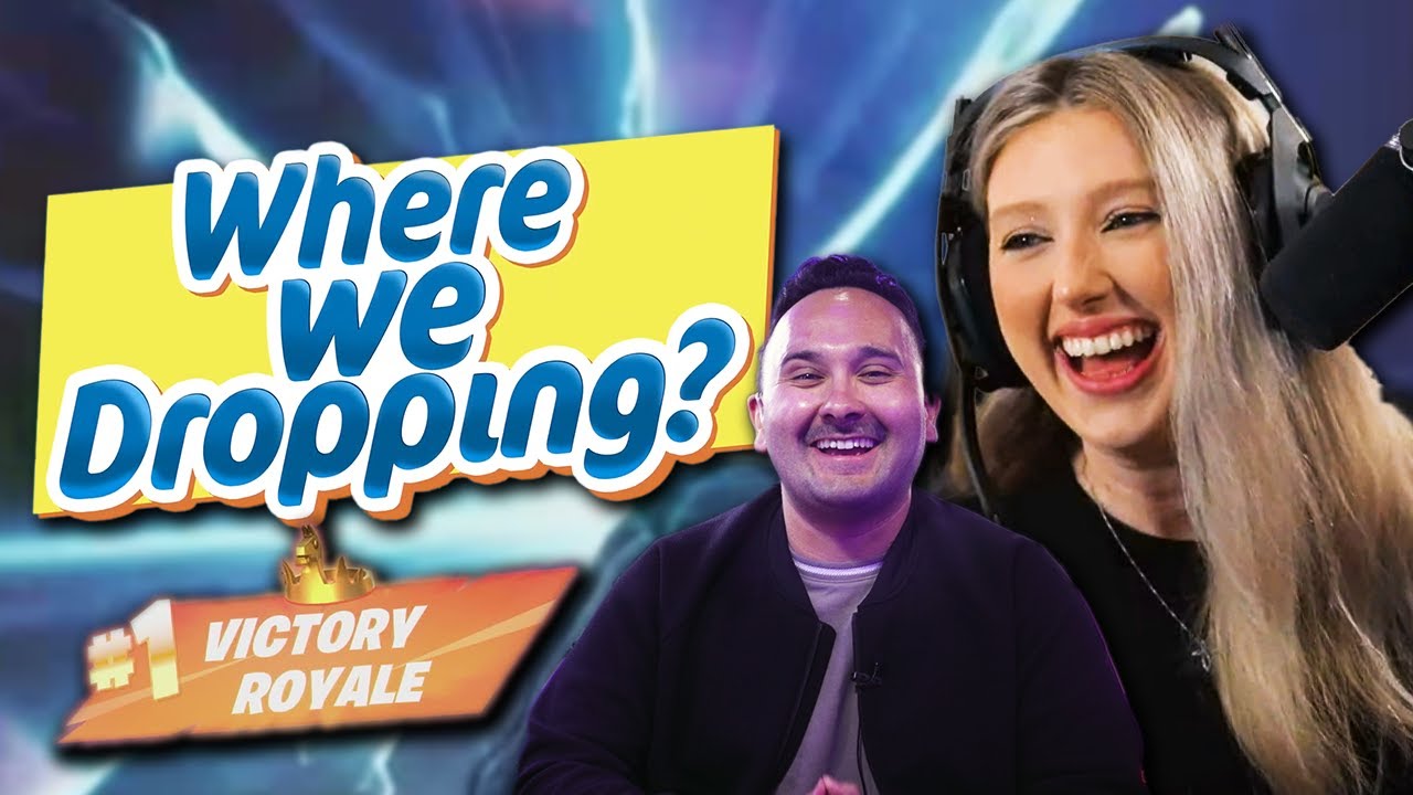 پوستر HappyHappyGals Fortnite Masterclass - Where We Droppin?