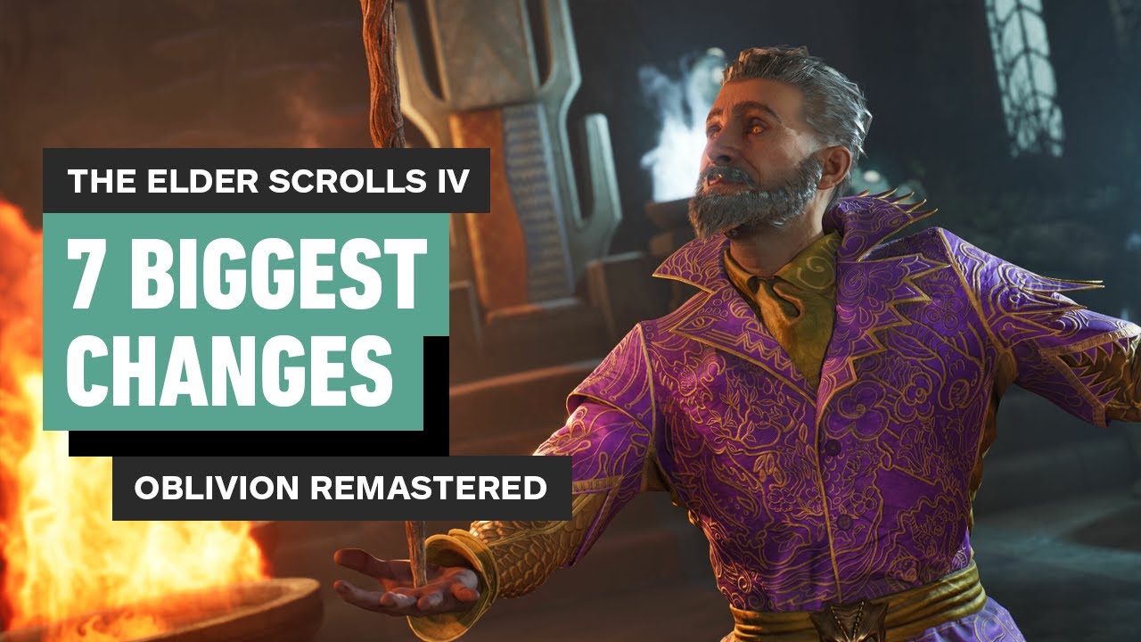 پوستر The Elder Scrolls IV Oblivion Remastered - Biggest Changes...