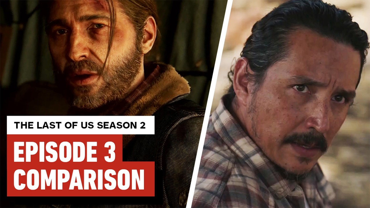 پوستر The Last of Us Season 2 Episode 3 TV Show vs. Game...