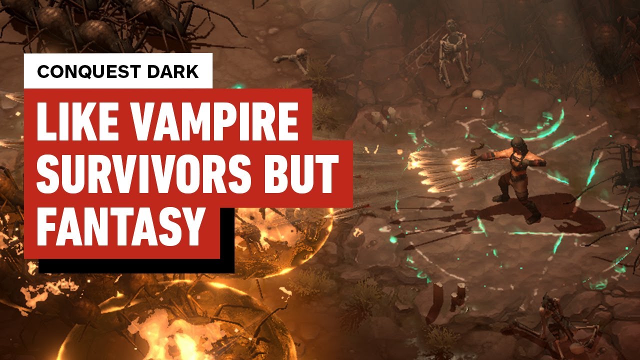 پوستر Conquest Dark Vampire Survivors Cosmic Horror Conan the...