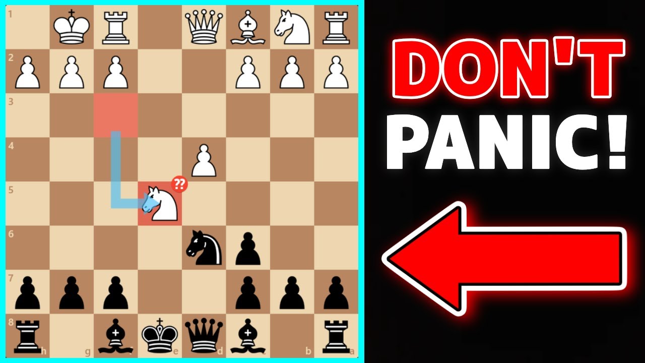 پوستر 99 Of 1.e4 Players Fall For This Trap! Literally Free Elo!