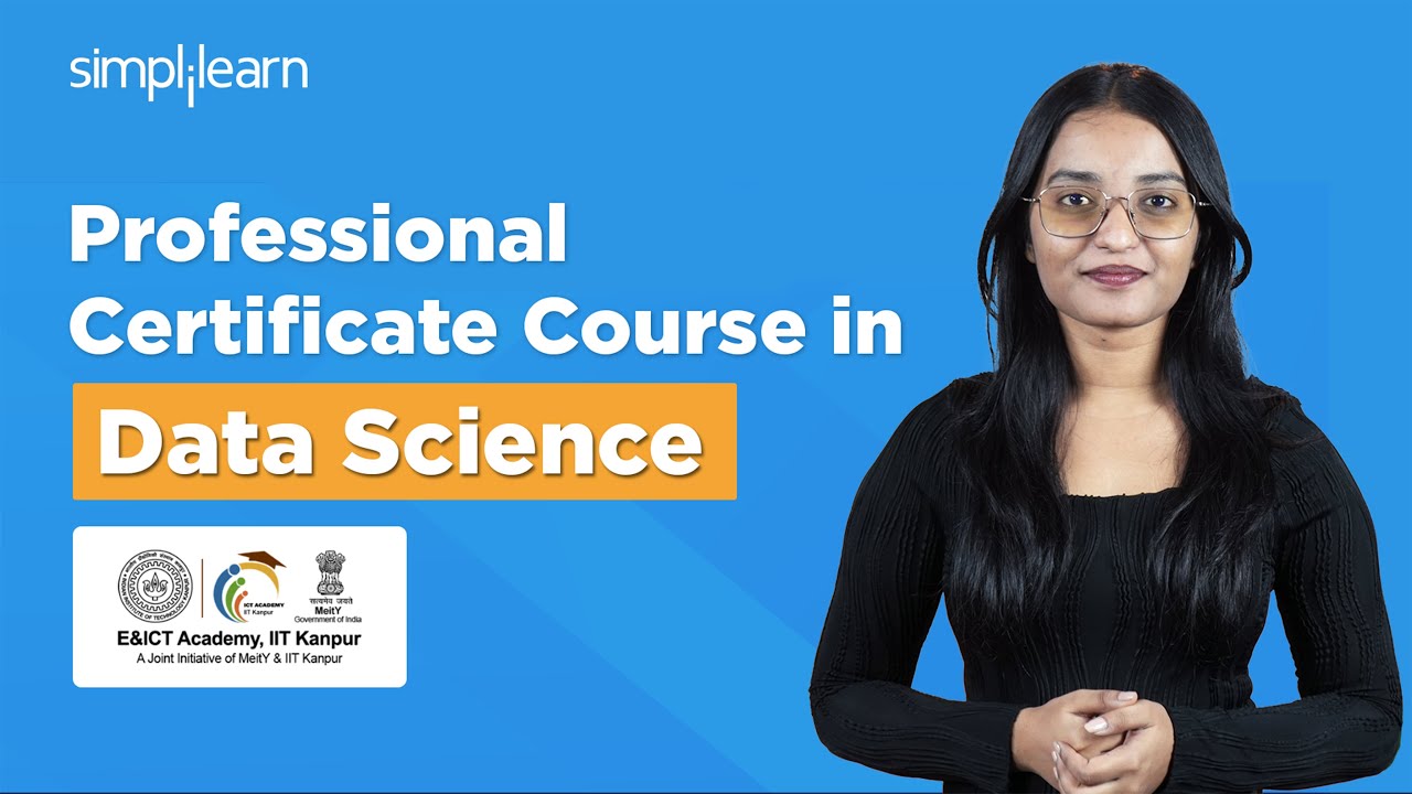 پوستر Professional Certificate Course in Data Science Data...