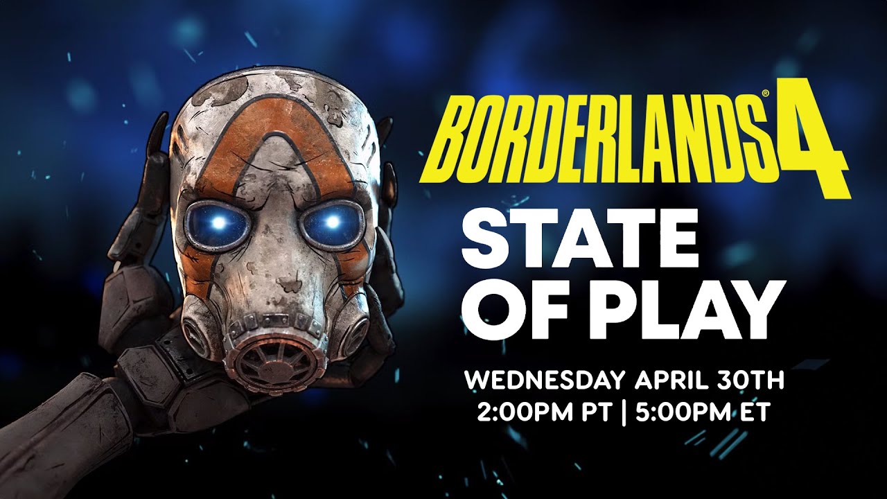 پوستر Sony State of Play Borderlands 4 Gameplay Livestream