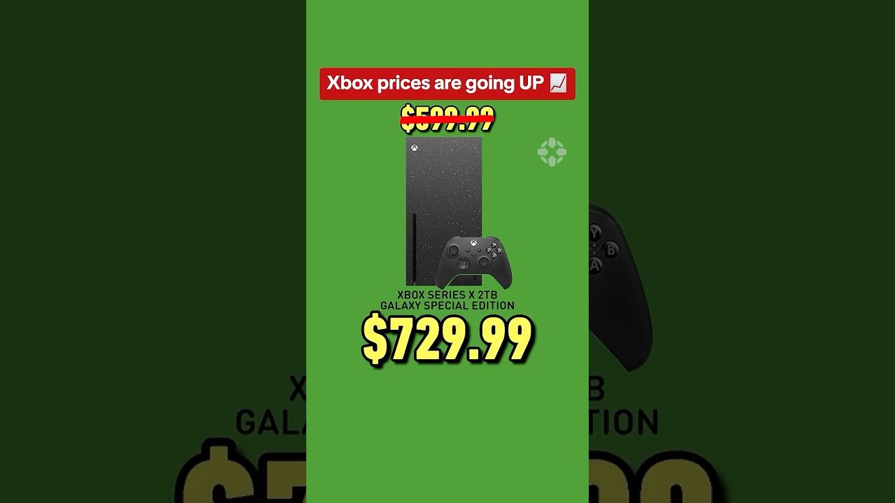 پوستر New Xbox prices as of TODAY, May 1st, 2025. xbox price...