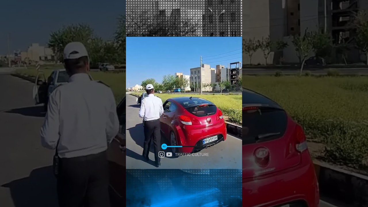 🚨راننده هیوندا فکرشو نمیکرد😳کنترل نامحسوس هیوندا ولستر