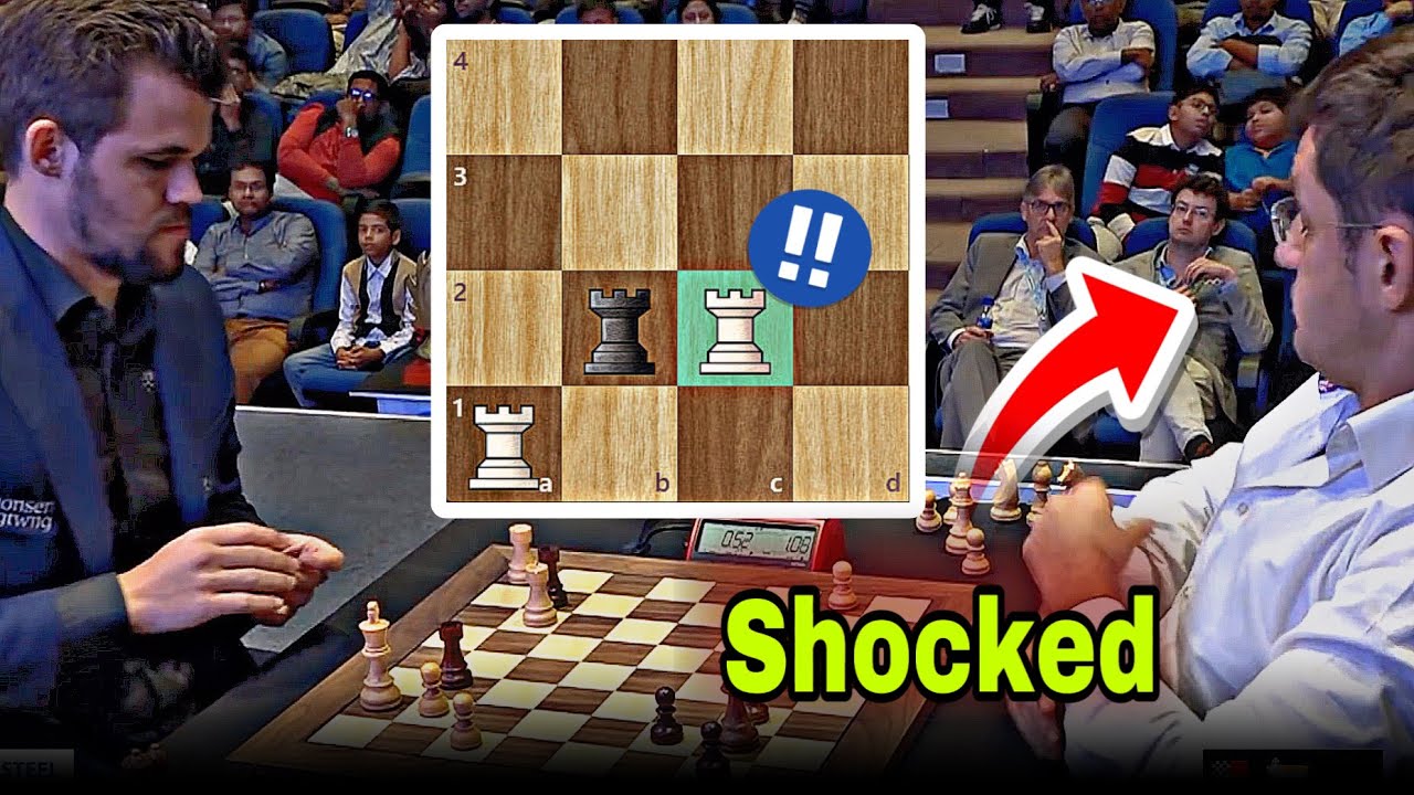 پوستر 🔥 PURE BRILLIANCE Magnus Carlsens Genius Move!