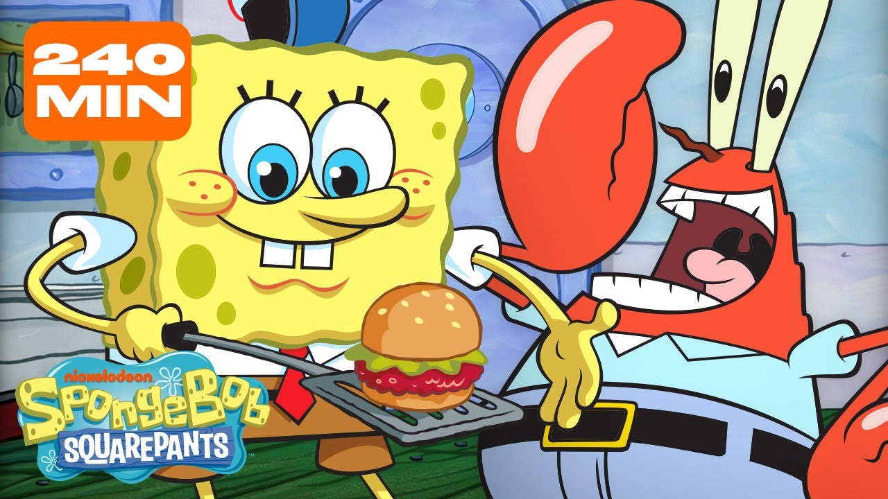 پوستر 4 HOURS of SpongeBob 🧽 SpongeBobOfficial