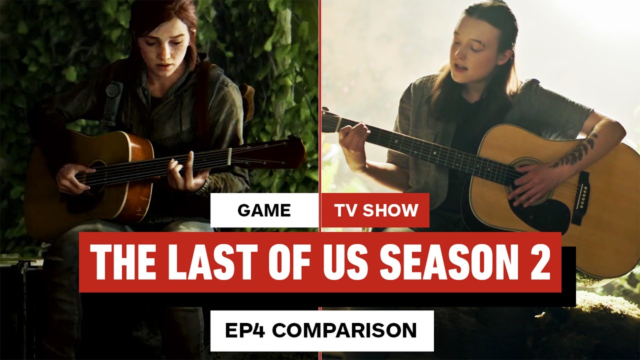 پوستر The Last of Us Season 2 Episode 4 TV Show vs Game Comparison