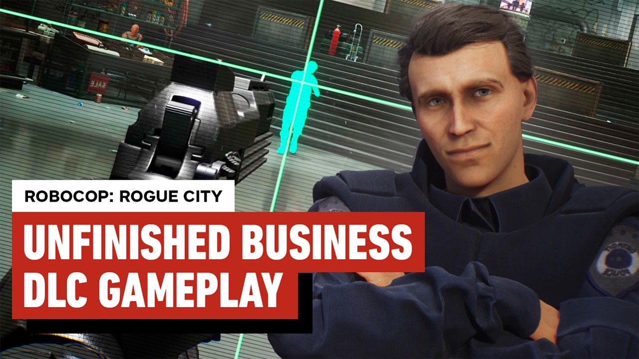 پوستر RoboCop Rogue City - Unfinished Business Gameplay 4K 60FPS