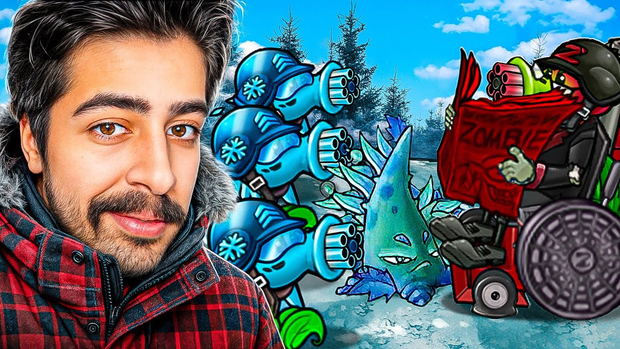 پوستر پشمام کل مپ برفی شده کلی گیاه زمستونی اومده ! 😮🔥 PvZ...