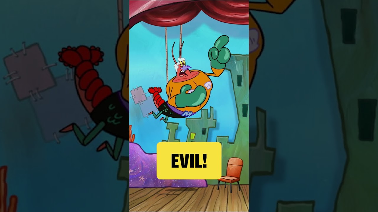 پوستر Did someone say EVIL!? SpongeBob SquarePants shorts