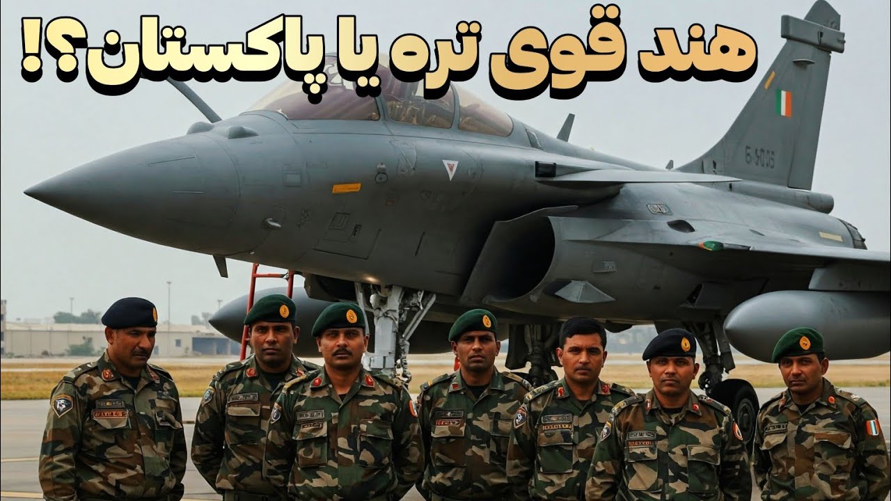 پوستر هند قوی تره یا پاکستان؟! مقایسه نظامی ارتش های هند و پاکستان