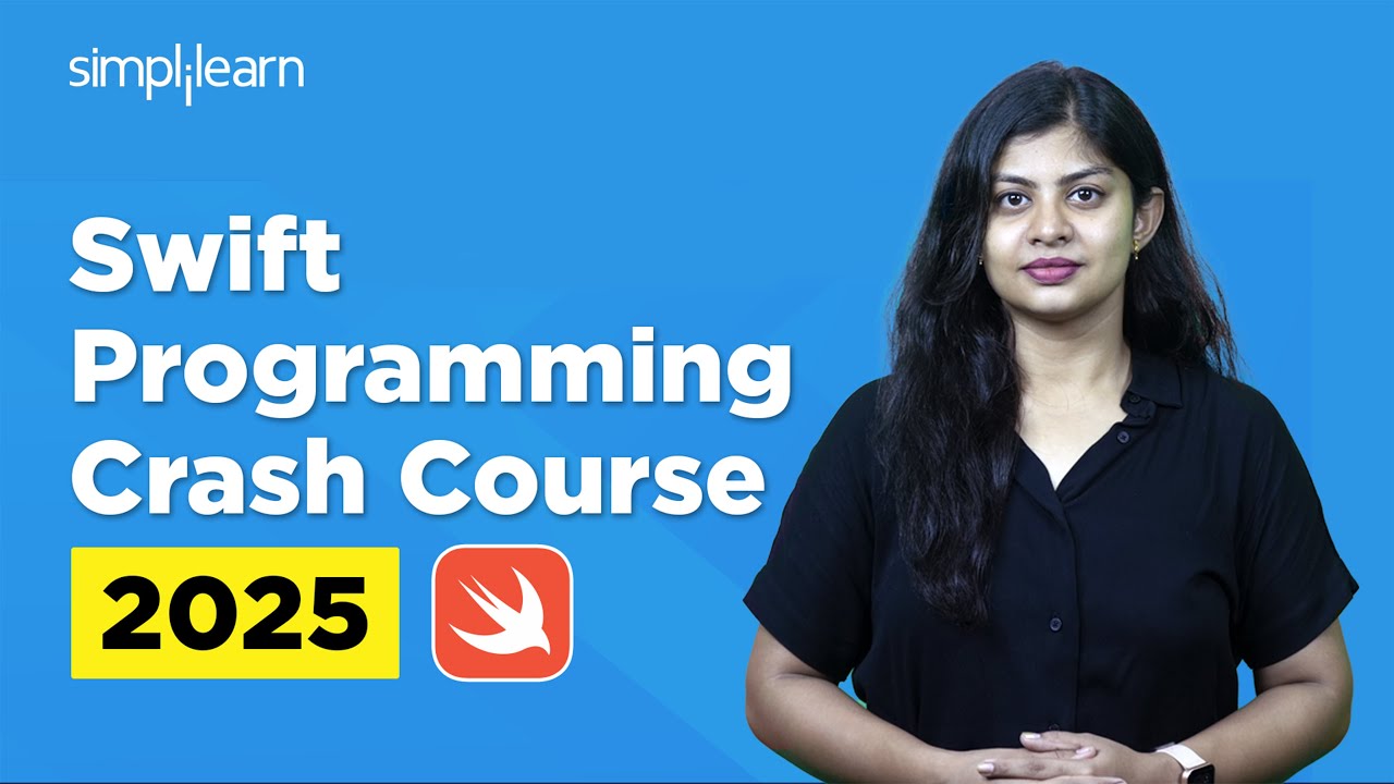 پوستر Swift Programming For Beginners 2025 Swift Crash Course...