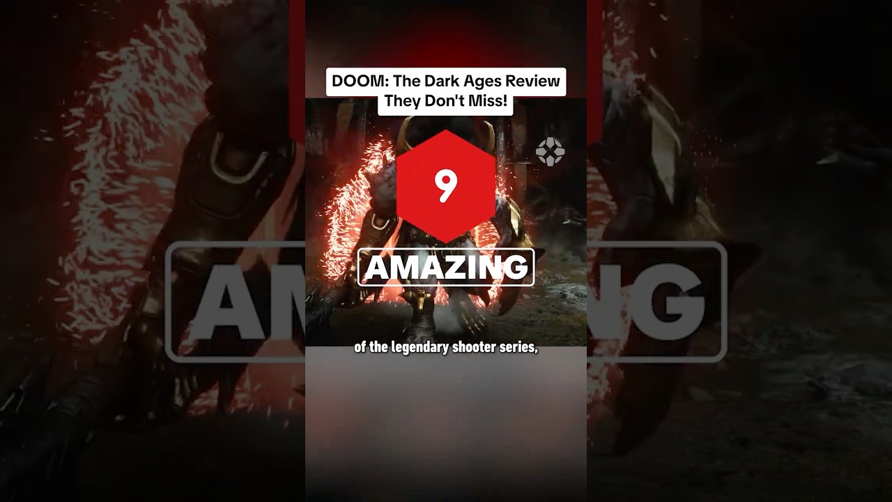 We gave Doom: The Dark Ages a 9 out of 10 on IGN, which means “AMAZING” #doom #i