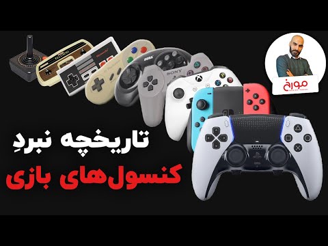 پوستر تاریخچه نبرد کنسول‌های بازی