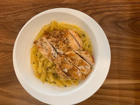 پوستر پاستا گودا ریحون - استیک مرغ پارمسان - pasta with gouda...