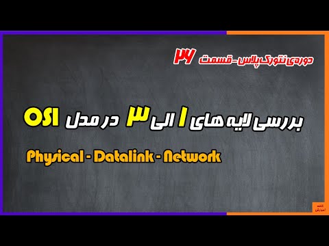 آموزش رایگان نتورک پلاس قسمت 26 - بررسی سه لایه اول OSI