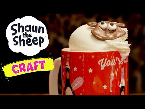 پوستر Shaun the Sheep Craft ☕🌟 Christmas Hot Chocolate